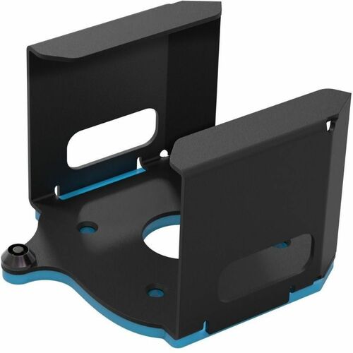 Rack Solutions Mounting Bracket for Docking Station - Black - Horizontal/Vertical - TAA Compliant - Steel - 1