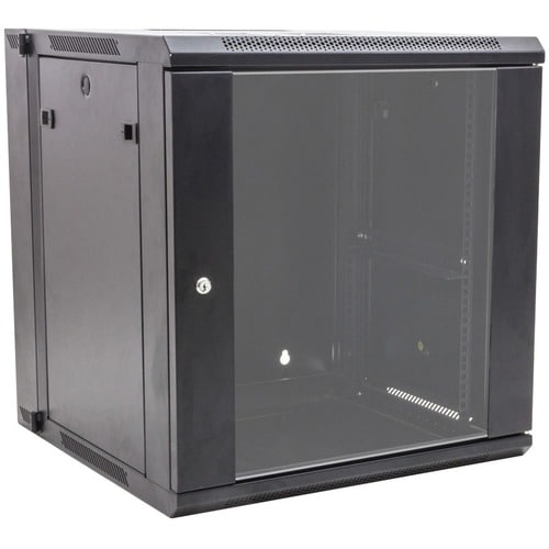 Rack Solutions 12U Wall Mountable Rack Cabinet for LAN Switch, Patch Panel - 482.60 mm Rack Width