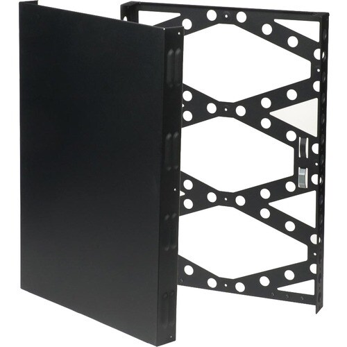 2U Covered Vertical Wall Mount Rack