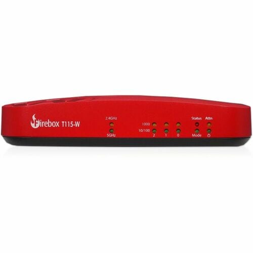 WatchGuard Firebox T115-W Network Security/Firewall Appliance - Policy Management - 3 Port - Gigabit Ethernet - 1.02 Gbit/