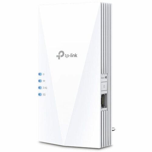 TP-Link RE500X Dual Band Wi-Fi 6 IEEE 802.11 a/b/g/n/ac/ax 1.47 Gbit/s Wireless Range Extender - 2.40 GHz, 5 GHz - 2 x Int
