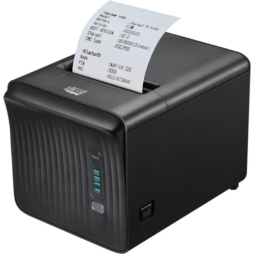 Adesso NuPrint NuPrint 330 Desktop Direct Thermal Printer - Monochrome - Receipt Print - USB - Serial - Black - LCD Displa