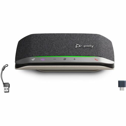 HP Poly Adaptateur haut-parleur USB-C/A Poly Sync 20+M. Type d'appareil: PC, Couleur du produit: Noir, Longueur de câble: 