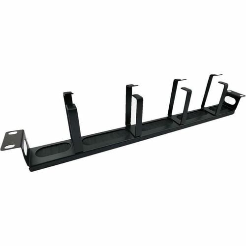 Value Cable Routing - Black - Cable Duct - 1U Rack Height - Metal, Sheet Steel, Plastic