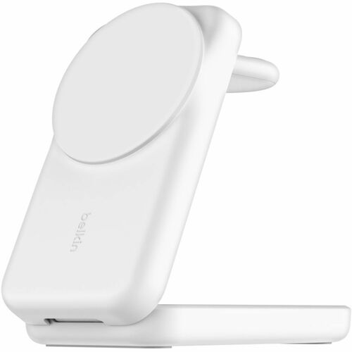 Belkin UltraCharge Induktionsladegerät - Weiß - Faltbar, Magnetisch, Qi2-zertifiziert