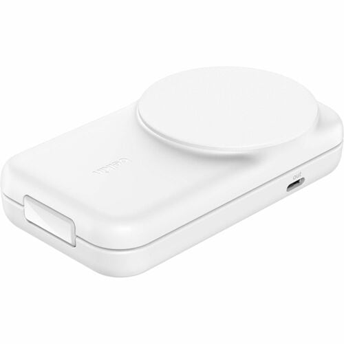Belkin UltraCharge Induktionsladegerät - Weiß - für Qi2-fähiges Gerät, iPhone, AirPod, Smartwatch - Eingangsstecker: USB -