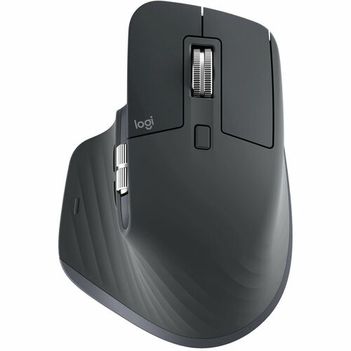 Logitech MX MASTER 3S Rato - Bluetooth/Radiofrequência - USB tipo A - 7 Taste(n) - Grafite - Sem fios - 10 m - 2,40 GHz - 