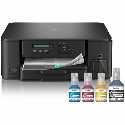 Brother MFC-T580DW Wired & Wireless INKvestment Tank Inkjet Multifunction Printer - Color - Copier/Printer/Scanner - 16 pp