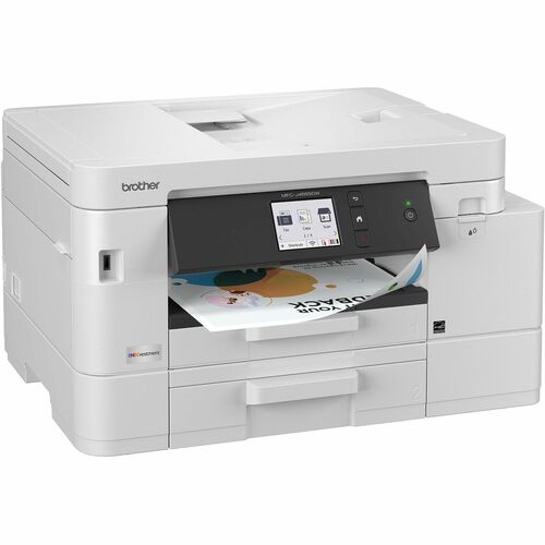 Brother MFC-J4555DW Wired Inkjet Multifunction Printer - Color - Copier/Fax/Printer/Scanner - 4800 x 1200 dpi Print - Ethe