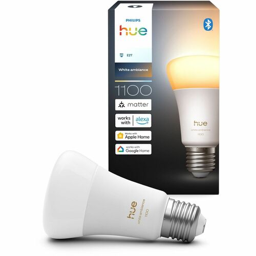Philips Hue White Ambiance 100W Bulb - 100 W - 1600 lm - White Ambiance Light Color - E26 Base - 25000 Hour - 20000°K Colo