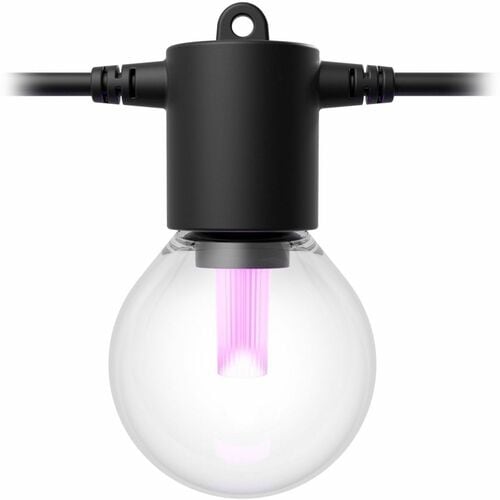 Philips Hue Festavia Globe Outdoor String Lights 45 ft - 16 Bulb - Shatter Proof, Durable, Water Proof, Weather Proof, Col