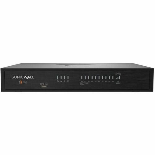 Sicurezza della rete/Dispositivo Firewall SonicWall TZ280 - Prevenzione intrusione - 8 Porta - Gigabit Ethernet - 2,50 Gbi