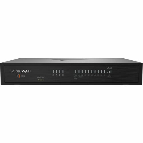 Sicurezza della rete/Dispositivo Firewall SonicWall TZ280 - Prevenzione intrusione - 8 Porta - Gigabit Ethernet - 2,50 Gbi
