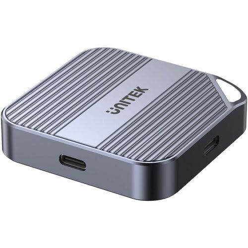 Unitek S1244AGY01 Drive Enclosure PCI Express NVMe, M.2 - USB Type C Host Interface - UASP Support - Space Gray - 1 x SSD 