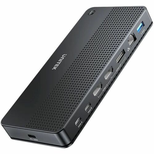 Unitek Universal USB Type C Docking Station for Mouse, Keyboard, Computer, Monitor, Notebook - Charging Capability - Memor