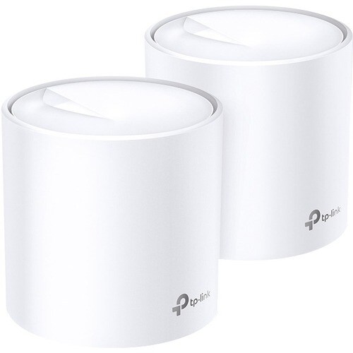 TP-Link Deco X60 Wi-Fi 6 IEEE 802.11ax Ethernet Wireless Router - Dual Band - 2.40 GHz ISM Band - 5 GHz UNII Band - 4 x An
