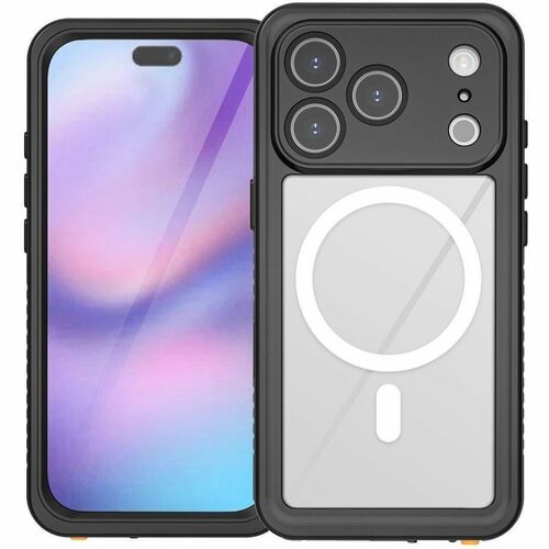 4smarts Stark Robust Tasche für 16 cm (6,3 Zoll) Apple iPhone 17 Smartphone - Transparent, Schwarz - Gummi, Polycarbonat K
