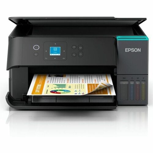 Epson L4360 Wired & Wireless EcoTank Inkjet Multifunction Printer - Colour - Copier/Printer/Scanner - 4800 x 1200 dpi Prin