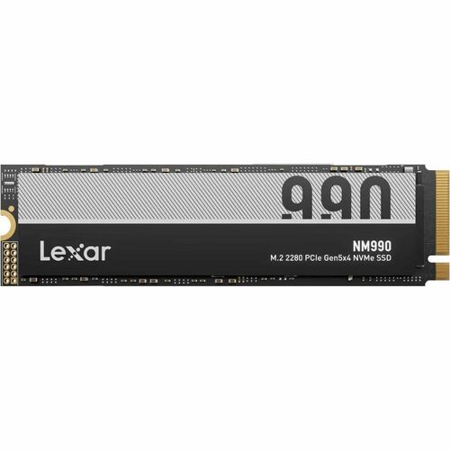 Lexar NM990 4 TB Solid State Drive - M.2 2280 Internal - PCI Express NVMe (PCI Express NVMe 5.0 x4) - 3000 TB TBW - 5 Year