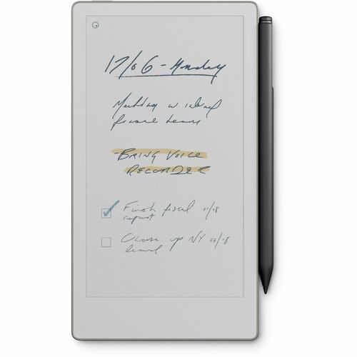 Remarkable Paper Pro Move Digital Pen & Notepad - Wireless - 64 GB Flash - Wi-Fi - Digital Pen - A4 - USB Port - 336 Hour 