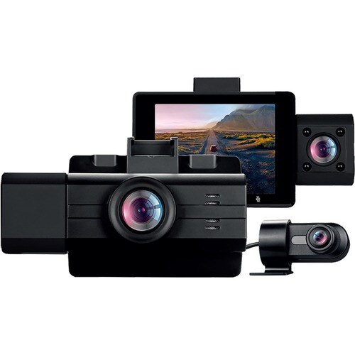 GekoGear Scout Pro Dashboard Vehicle Camera - Black - 6.1 cm (2.4") Screen - Wireless - 3840 x 2160 Video