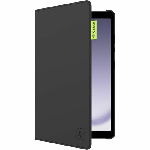 Gecko Covers Carrying Case (Cover) Samsung Galaxy Tab A11 Tablet - Black - Moisture Resistant - Cactus Leather, Vegan Leat