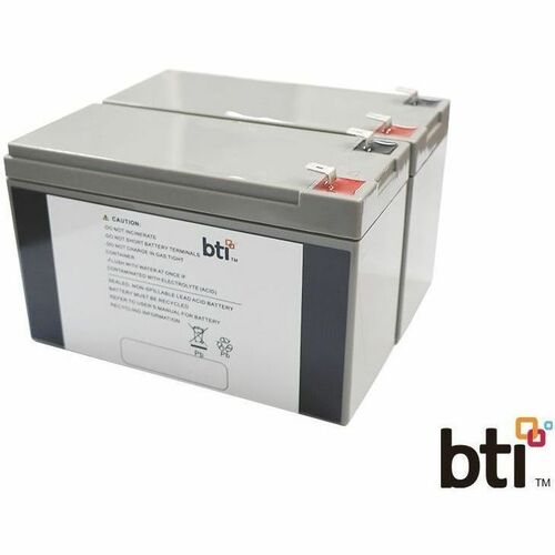 BTI RB1270X2C-BTI 12V 2-CELL LEAD ACID UPS BATTERY FOR CYBERPOWER RB1270X2C - Compatible OEM: RB1270X2C Model: CYBERPOWER 
