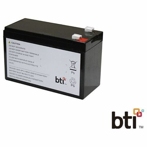 BTI RB1290-BTI 12V 1-CELL LEAD ACID UPS BATTERY FOR CYBERPOWER RB1290 - Compatible OEM: RB1290 Model: CYBERPOWER CP1000AVR