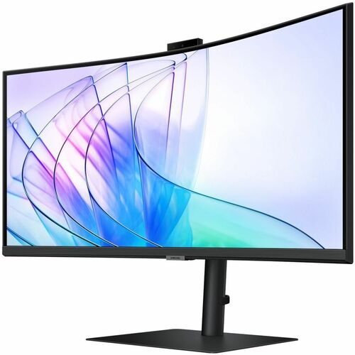 Samsung ViewFinity S6 S34C650VEE 34" Class Webcam UW-QHD Curved Screen LCD Monitor - 21:9 - Black - 34" Viewable - Vertica