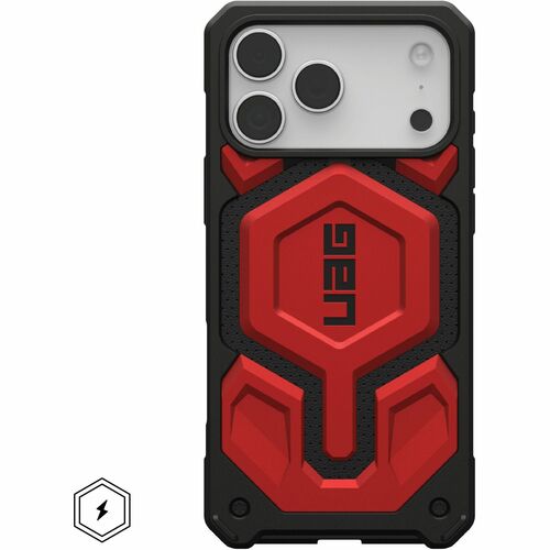 Urban Armor Gear Monarch Pro iPhone 17 Pro Max Case - Crimson - For Apple iPhone 17 Pro Max Smartphone - Crimson - Drop Re