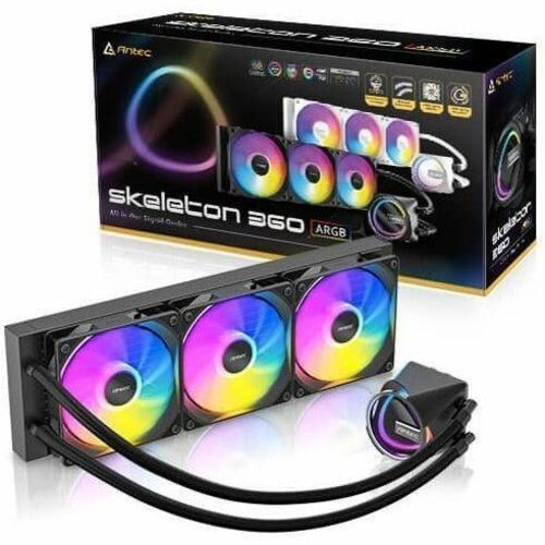 Ventilateur de refroidissement/Radiateur/Cooling Fan Antec Skeleton 360 ARGB - Processeur - 122,82m³/h Maximum Airflow - 2