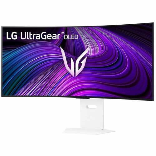 LG UltraGear 39GX90SA-W 39" (99.1 cm) Class UW-QHD Curved Screen Gaming OLED Monitor - 21:9 - Black - 39" (99.1 cm) Viewab