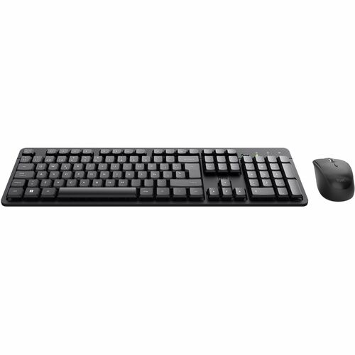 Trust Ody II Keyboard & Mouse - Spanish - USB 3.0 Membrane Wireless RF 2.40 GHz Keyboard - Keyboard/Keypad Color: Black - 