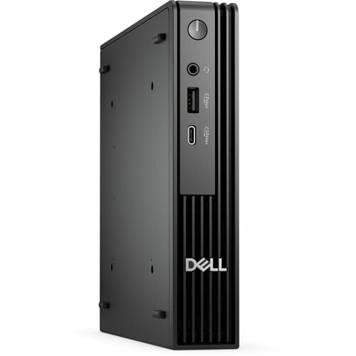 Dell Pro Micro QCM1250 Desktop Computer - Intel Core i5 14th Gen i5-14500T - 8 GB - 512 GB PCI Express NVMe 4.0 SSD - Micr