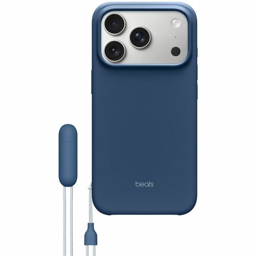 Beats by Dr. Dre Carrying Case Apple iPhone 17 Pro Smartphone - Bedrock Blue - Scratch Resistant, Drop Resistant, Shock Ab