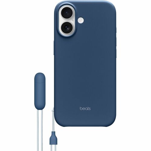 Beats by Dr. Dre Carrying Case Apple iPhone 17 Smartphone - Bedrock Blue - Scratch Resistant, Drop Resistant, Shock Absorb