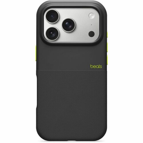Beats by Dr. Dre iPhone 17 Pro Rugged Case with MagSafe and Camera Control - Everest Black - For Apple iPhone 17 Pro Smart