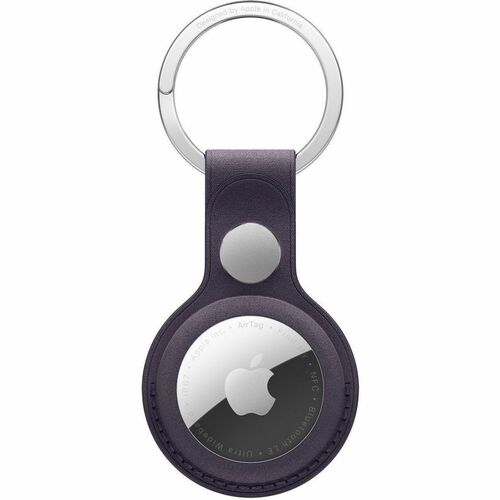 AirTag FineWoven Key Ring - Midnight Purple