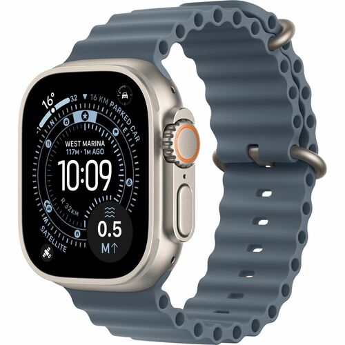 Apple Watch Ultra 3�GPS + Cellular�49mm�Natural Titanium Case with Anchor Blue Ocean Band