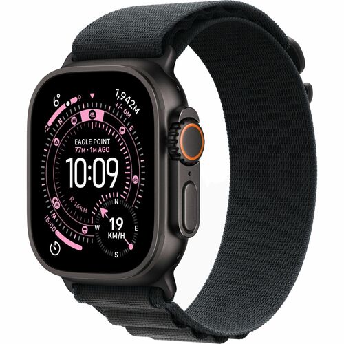 Watch Ultra 3 GPS + Cellular 49mm Black Titanium Case with Black Alpine Loop - Medium