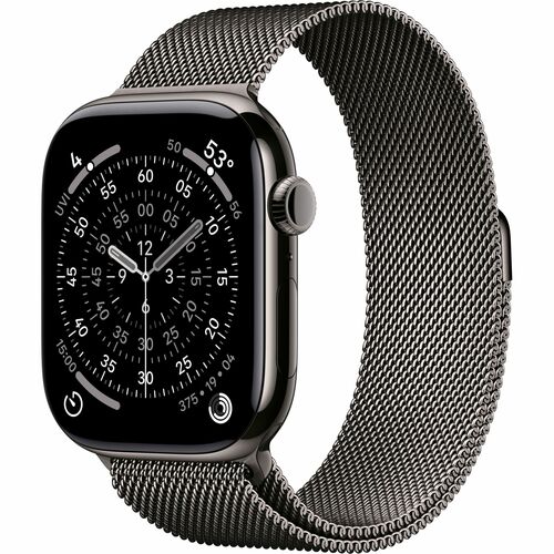 Apple Watch Series 11 Smartwatch - 46 mm Case Height - 39 mm Case Width - Schiefer Tasche, Farbe - Schiefer Band Color - T
