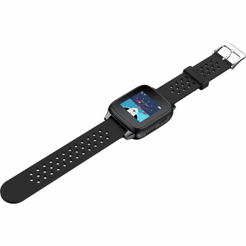 TCL MOVETIME MT46X Smartwatch - Kinder - Schwarz, Grau Body Color - Wireless LAN - 4G - Kamera, Push-Benachrichtigung, SMS