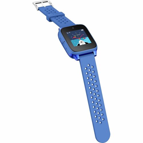 TCL MOVETIME MT46X Smartwatch - Kinder - Blau Body Color - Wireless LAN - 4G - Kamera, Push-Benachrichtigung, SMS, Alarm, 
