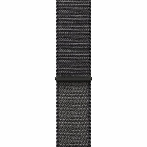 Apple 46mm Dark Gray Sport Loop - XL - Adjustable - Extra Large (XL) - Hook & Loop Attachment - Dark Gray - Nylon, Polyest