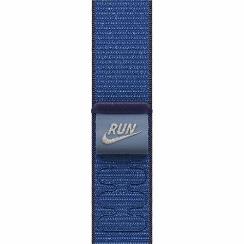 Apple 42mm Blue Ribbon Nike Sport Loop - Adjustable - One Size - Hook & Loop Attachment - Blue Ribbon - Polyester, Nylon, 