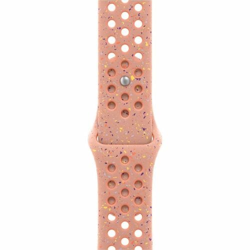 Apple 46mm Alpenglow Pink Nike Sport Band - M/L - Adjustable - Medium (M)/Large (L) - Pin-and-tuck Attachment - Alpenglow 