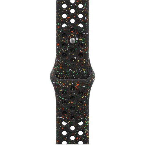 Apple 40mm Midnight Black Nike Sport Band - S/M - Adjustable - Small (S)/Medium (M) - Pin-and-tuck Attachment - Midnight B