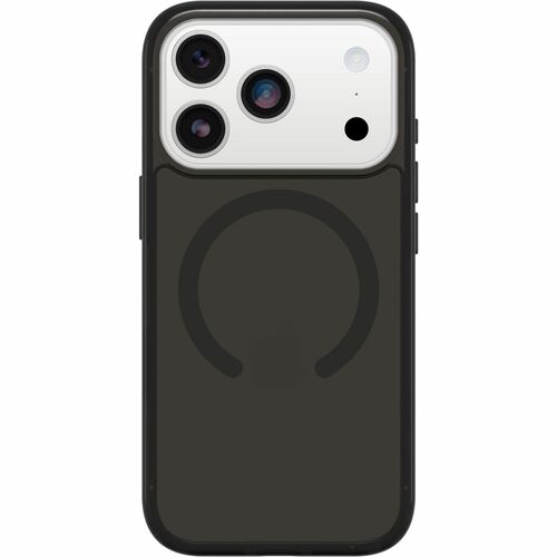OtterBox Symmetry Series Clear Case for Apple iPhone 17 Pro Smartphone - Black Mist (Clear/Black) - Retail - Drop Resistan