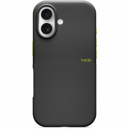 Beats by Dr. Dre Rugged Case for Apple iPhone 17 Smartphone - Textured Matte - Everest Black - 1 / Pack - Drop Resistant,