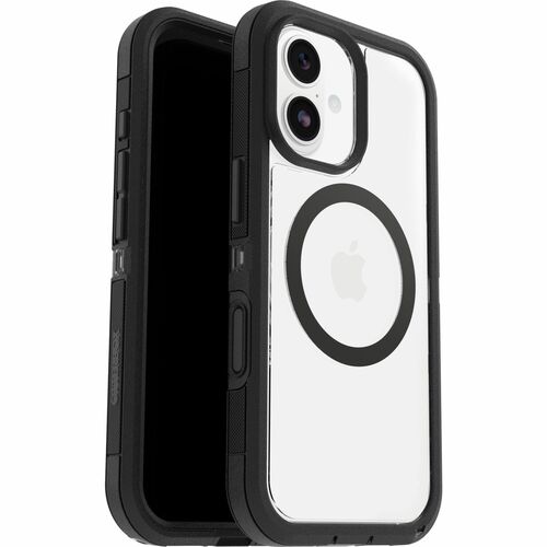 Case OtterBox Defender Series Pro XT Robusto - for Apple iPhone 17 Smartphone - Dark Side (Trasparente/Nero) - Retail - Re